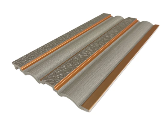 Elegantný odolný vodotesný nástenný panel PS s textúrou
