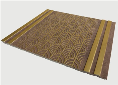 Interiérový nástenný panel Retro Wood Gold Accent PS