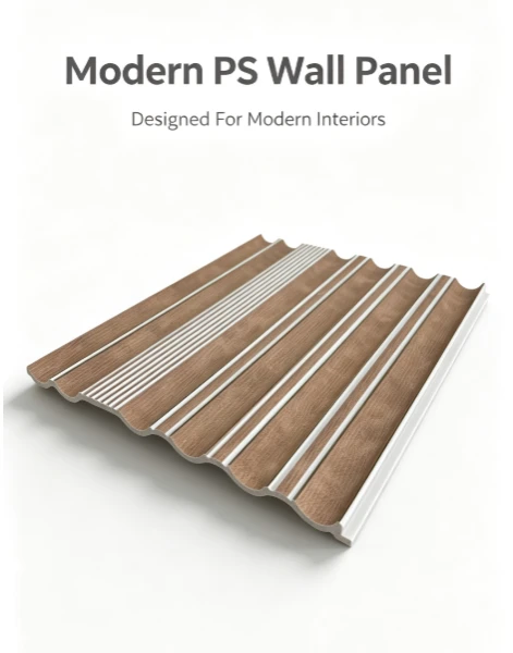 Walnut Silver Groove PS Wall Panel high quality